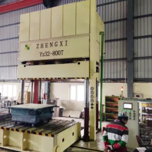 800t deep drawing hydraulic press with die cushion
