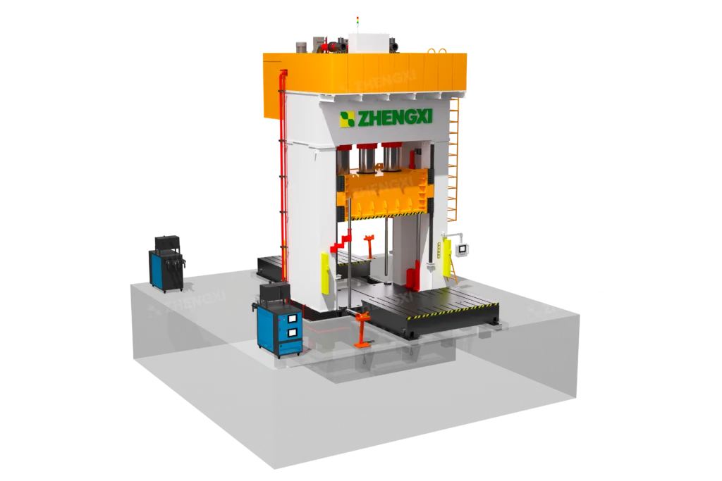 2000T composite rod frame hydraulic press